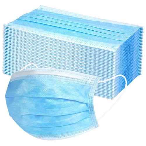 Disposable Face Masks 40 Boxes of 50 (2000 Face Masks)