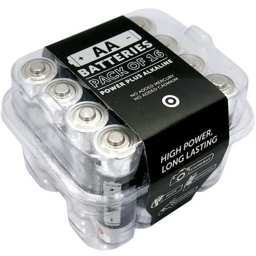 BATTERIES AA Home Brand Pack of 16