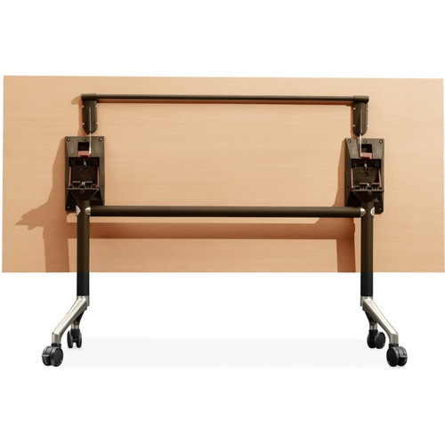 Typhoon Flip Top Table 1500 (W) x 750mm (D) Beech Top Silver Steel Frame