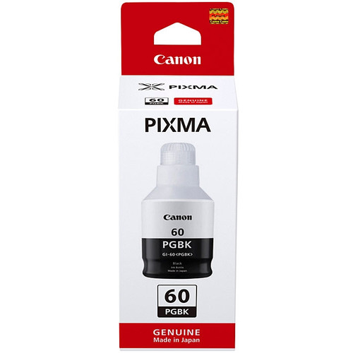 CANON GI60 BLACK INK BOTTLE (TO SUIT CANON G6060, CANON G6065, CANON G7065)