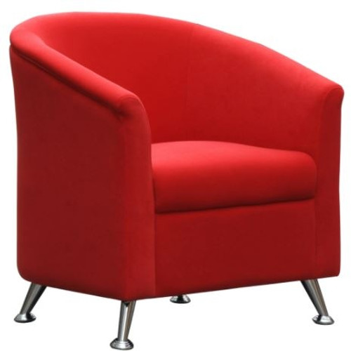 OPERA LOUNGE W 760 x H 680 x D 690mm Red Fabric