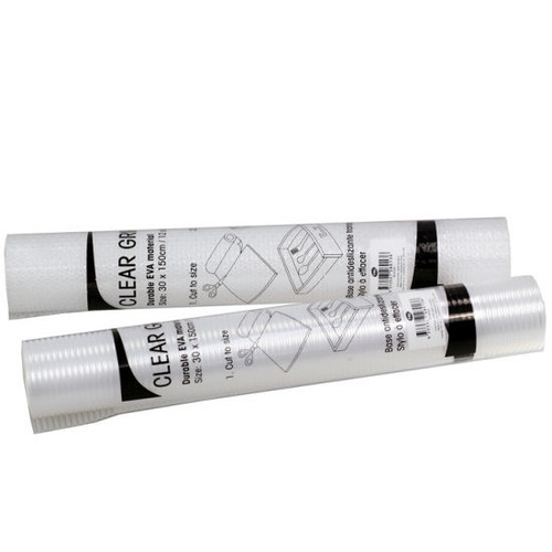 Clear Grip Liner 30cm x 1.5M (2 Assorted Patterns) Durable EVA & Can Be Cut To Desired Size