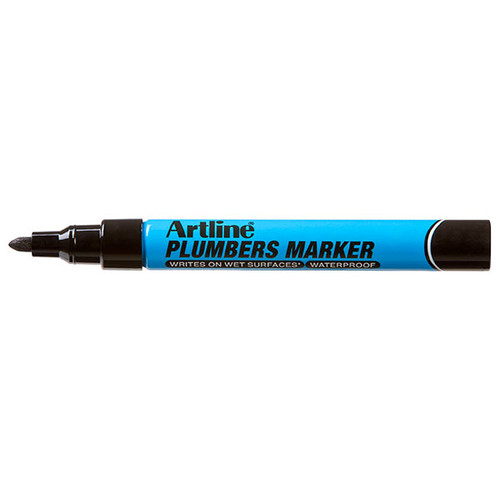 ARTLINE PLUMBERS PERMANENT MARKER BLACK (BX12)