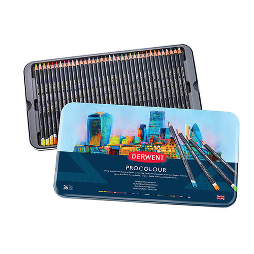 DERWENT PROCOLOUR PENCIL TIN 36