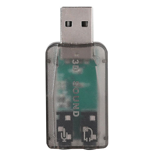 KENSINGTON USB-A TO 3.5MM AUDIO ADAPTER BLACK