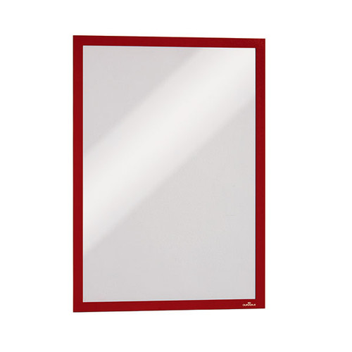 DURABLE DURAFRAME SIGN HOLDER A3 RED PK2
