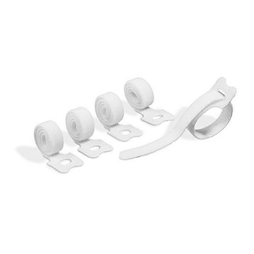 Durable Cavoline Self Grip Cable Ties 200 X 20mm White, Pack o 5