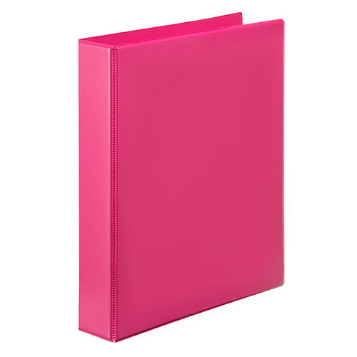 MARBIG CLEARVIEW INSERT BINDER A4 25MM 2D PINK