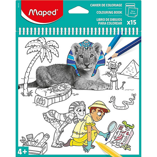 MAPED COLOURING BOOK 15 SHEETS *** While Stocks Last ***