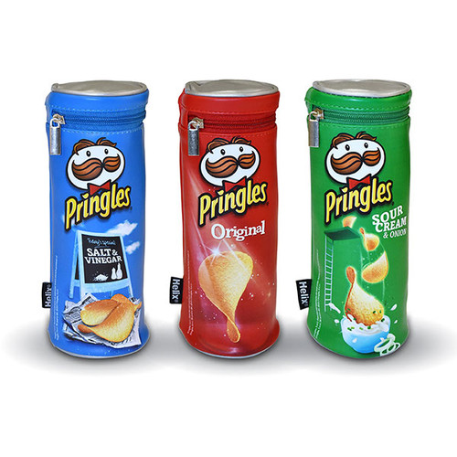HELIX PRINGLES PENCIL CASE ASSORTED (EACH)