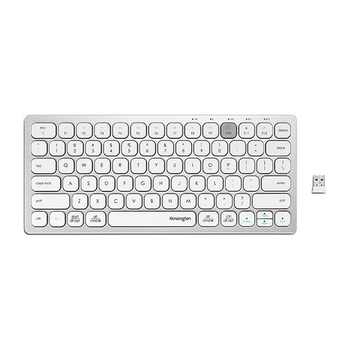 KENSINGTON MUTLI DEVICE DUAL WIRELESS KEYBOARD SILVER