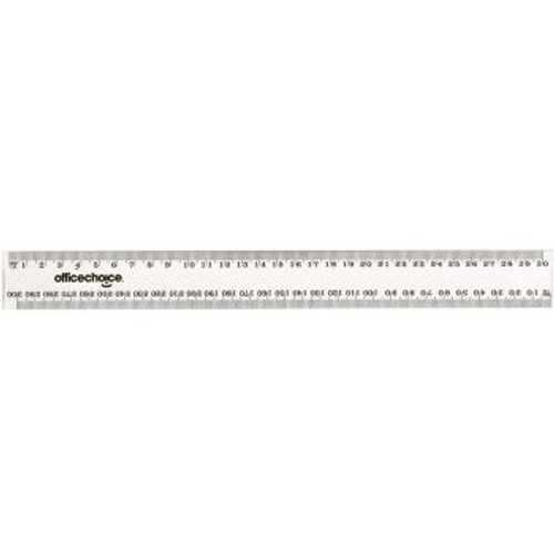 OFFICE CHOICE RULER 30cm Clear 123050OC ** While Stocks Last **