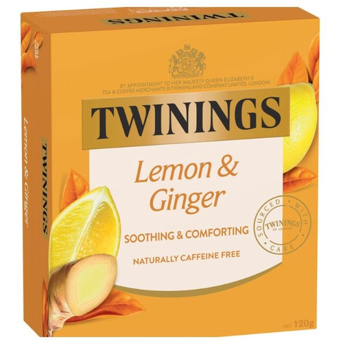 Twinings Lemon & Ginger Infusions Tea Bags 80 pack 120g