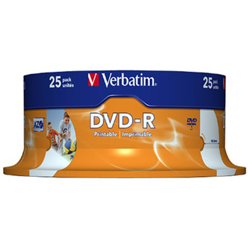 VERBATIM RECORDABLE DVD-R 4.7GB Jewel Case 16x Pk5