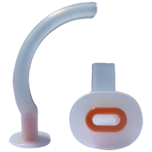 Red Adult Sterile Guedel Airway Size #4, 100mm Diameter (ISO 10.0)