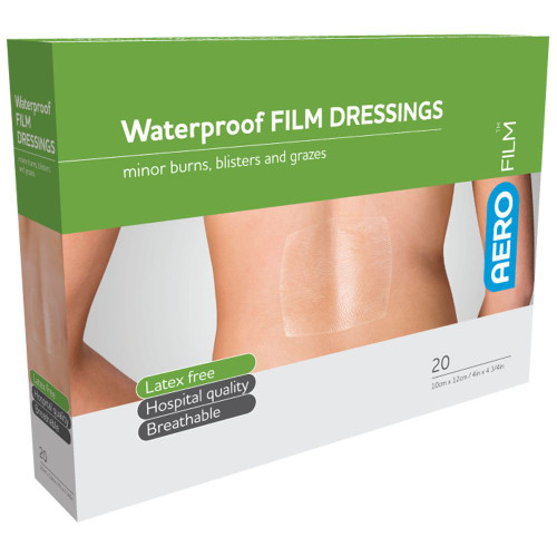 AEROFILM Waterproof Film Dressing 10 x 12cm, Box of 20