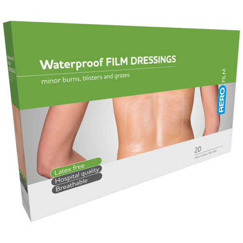 AEROFILM Waterproof Film Dressing 15 x 20cm, Box of 20