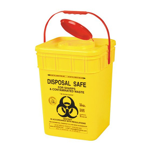 AEROHAZARD Sharps Disposal Container 17.5L, Each