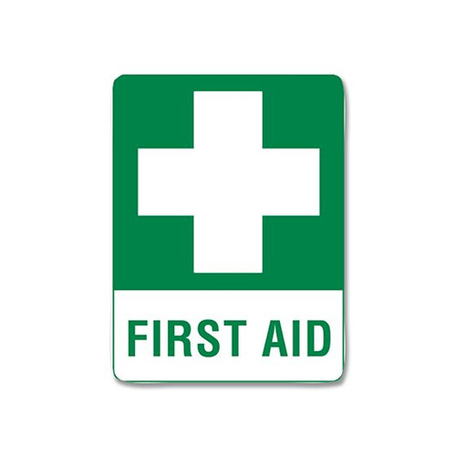 Small Metal First Aid Sign 30 x 22.5cm, Each