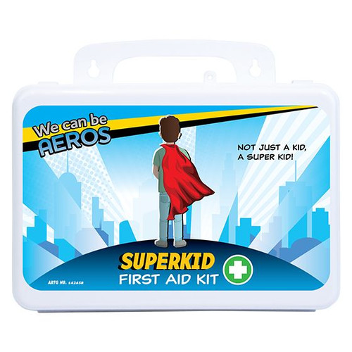 SUPERKID 2 Series Plastic Waterproof First Aid Kit 21 x 7.5 x 13cm