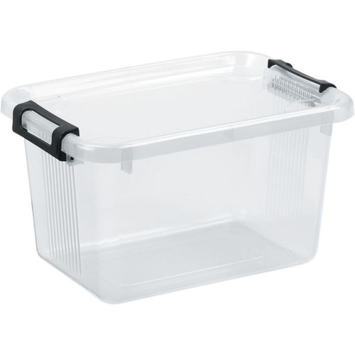 Henledar Storage Tub 5L Clear With Handles