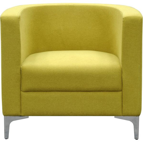 MIKO TUB CHAIR W 750 x H 800 x D 750mm Green Fabric