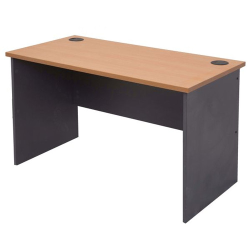 DESK 1200X600X730 BEECH & IRON CDK126