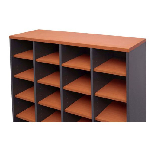 Rapidline Pigeon Hole Unit Additional Shelf Only Cherry