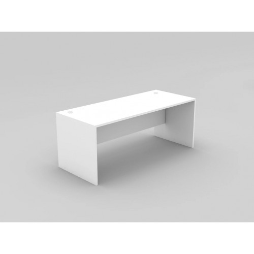 OM Classic Straight Small Desk 1200Wx720Hx750mmD All White
