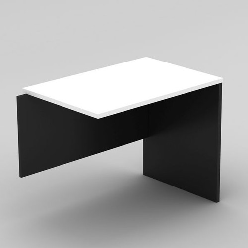 OM Classic Desk Return 720Hx1200Wx600mmD White and Charcoal