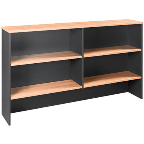 HUTCH 1800(W) X 325(D) X 1080(H) BEECH / CHARCOAL