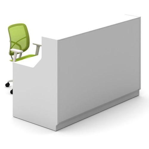 Roma Reception Counter W 1800 x D 800 x H 1150mm White
