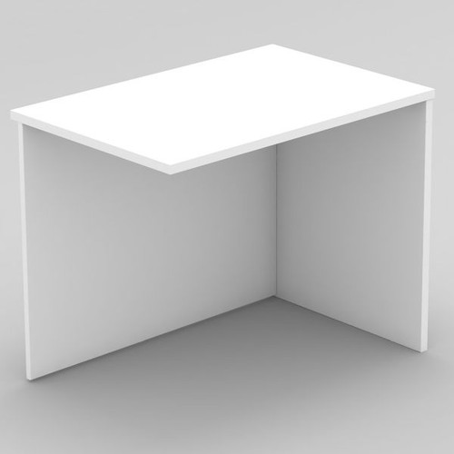 OM Classic Reception Desk Return 900Wx720Hx600mmD Full Modesty All White