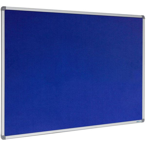 Visionchart Velour Pinboard Aluminium Frame 900x600mm