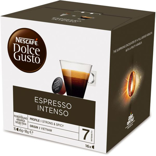 Nescafe Dolce Gusto Coffee Capsules Espresso Insenso Pack 16