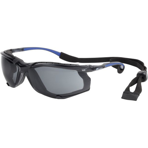 3M S56CDGR Safety Glasses Smoke Lens with Dust Guard