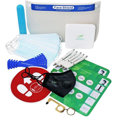 Workplace Warrior Infectious Disease Protection Kit With Various Safety Products