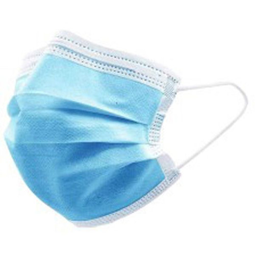 Laser Disposable 3 Ply Face Mask Blue/White Pack of 20