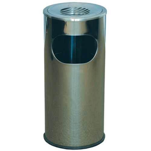 ITALPLAST ASHTRAY BIN TIDY STAINLESS STEEL