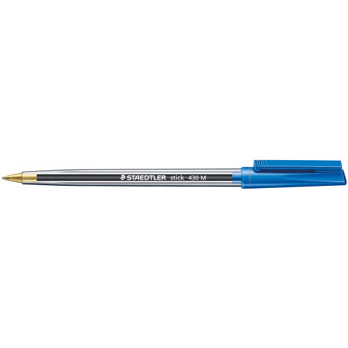 STAEDTLER STICK PEN MED BLUE (Each)