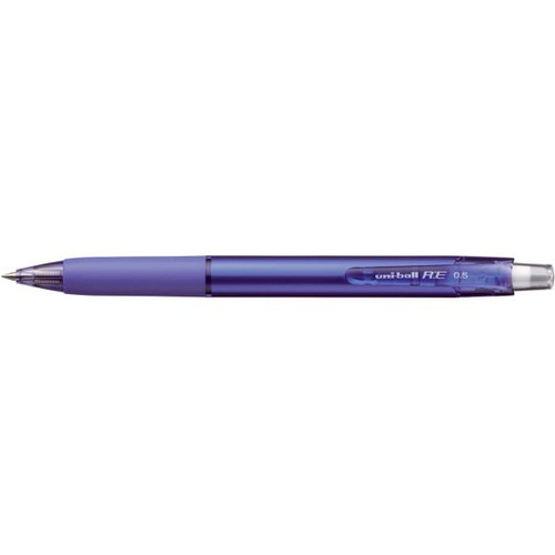 Uni-Ball URN180 RE Erasable Gel Rollerball Pen Retractable Fine 0.5mm Violet