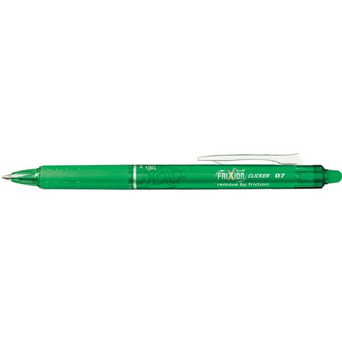 PILOT PEN FRIXION BLRT-FR7-G Green Retractable Gel 0.7mm Erasable (Each)