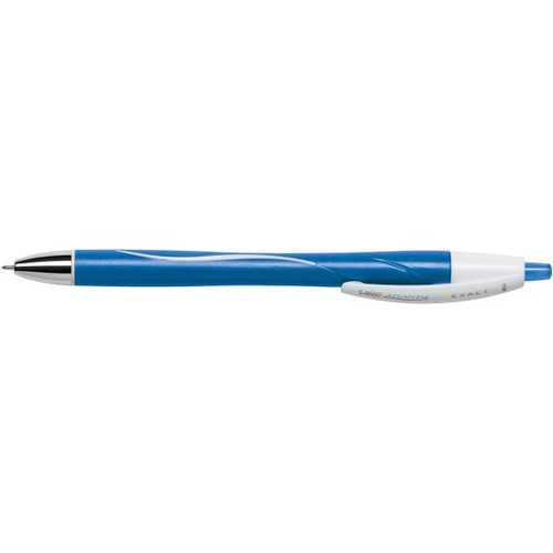 BIC ATLANTIS BALLPOINT PEN Exact Fine Point Retractable Blue