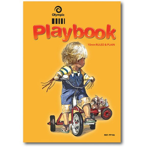 Olympic Play Book 10mm Ruled Plain 335x245 32 Leaf