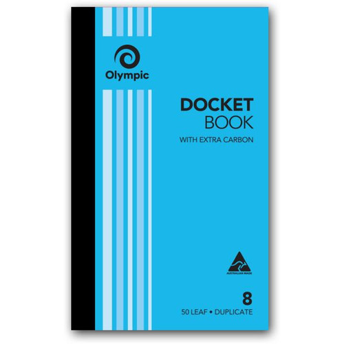 Olympic Carbon Duplicate Docket Book No.8 205 x 125mm 50 Leaf (142816)