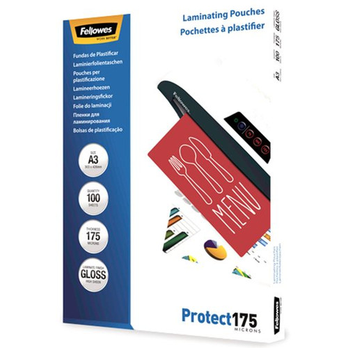 Fellowes Imagelast Laminating Pouch A3 175 Micron Pack of 100