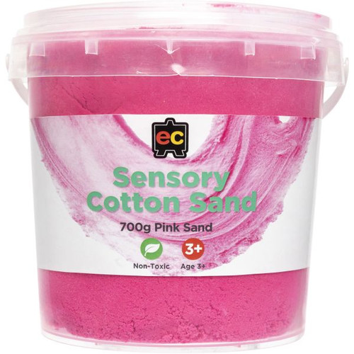 EC Sensory Cotton Sand 700g Tub Pink