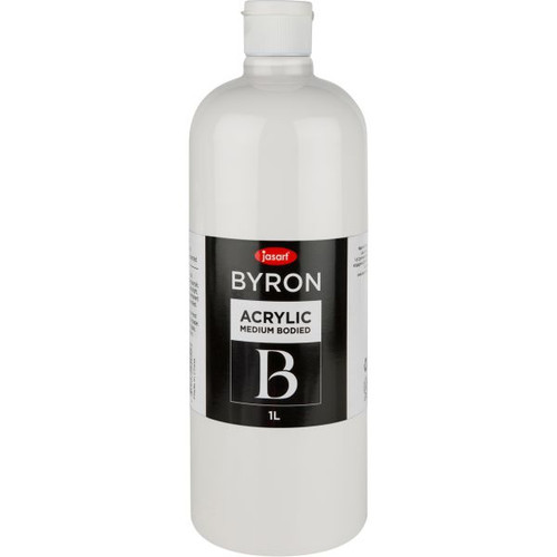 Jasart Byron Acrylic Paint 1 Litre White