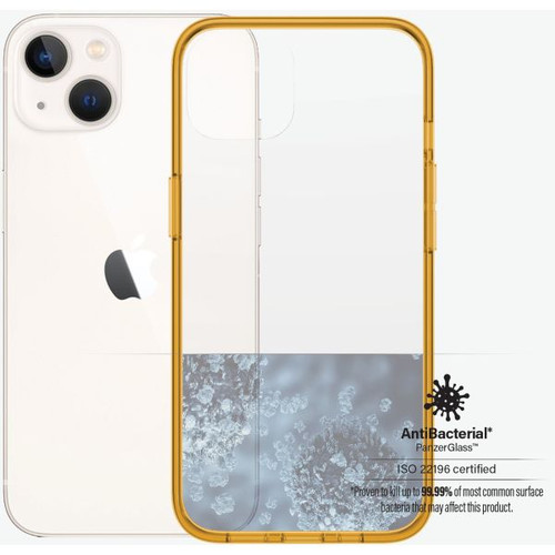 PanzerGlass Clear Case Colour iPhone 13 Tangerine