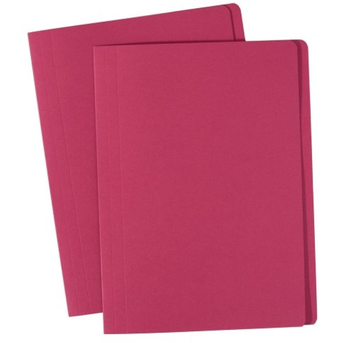 AVERY COLOURED MANILLA FOLDERS A4 RED BX100